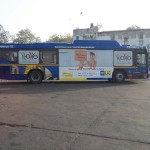 LIC ads on Delhi HOHO Buses